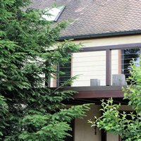 Carport mit Balkon